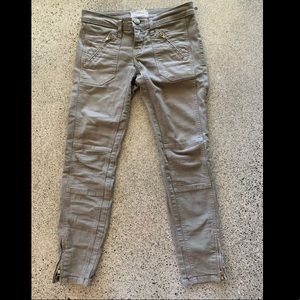 Current/Elliot green skinny jeans